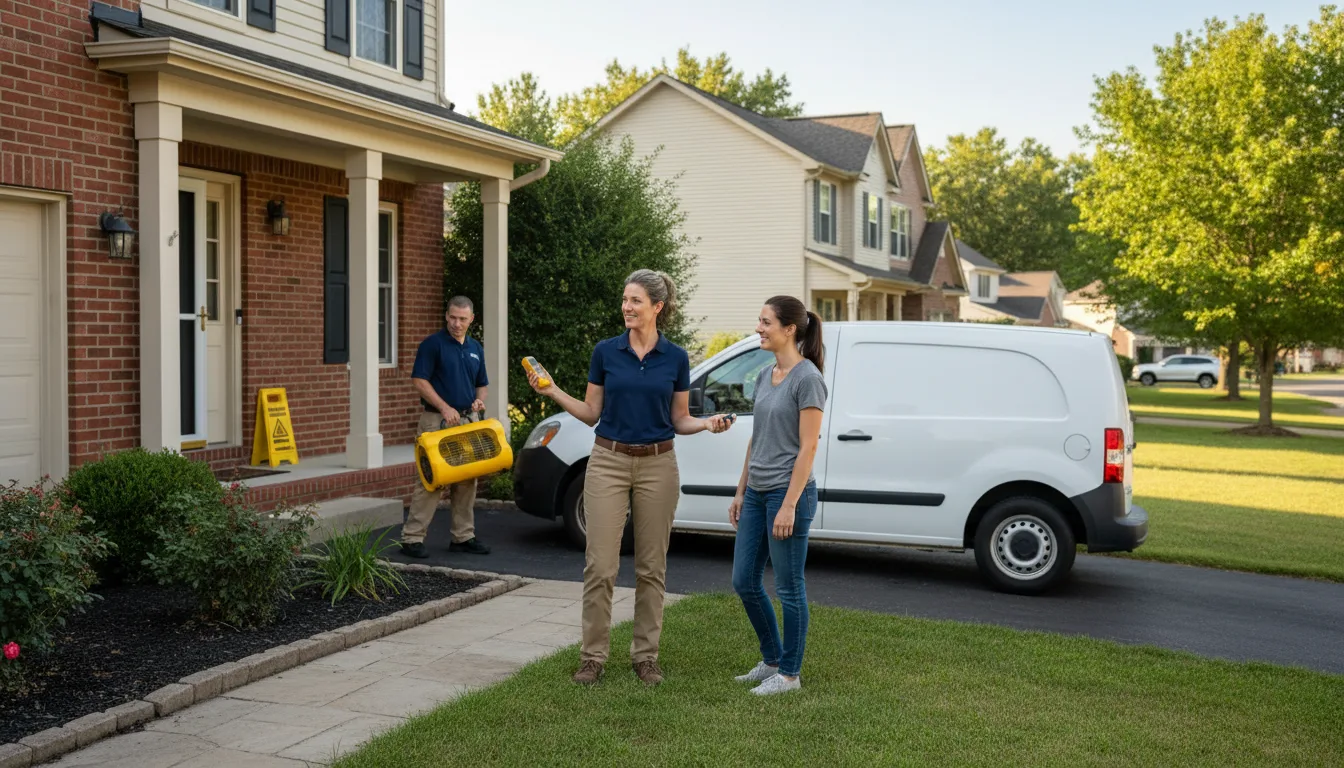 Water restoration image for Dehumidification And Cleanup Services in Mcgehee, AR